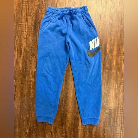 Nike Boys' Sportswear Club Fleece Pants, size large, blue - Picture 1 of 7